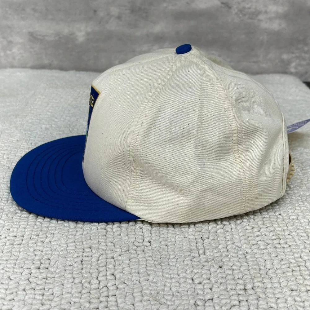 90s Vintage Atlanta Olympics Snapback Hat OSFA Deadstock Two Tone Embroidered